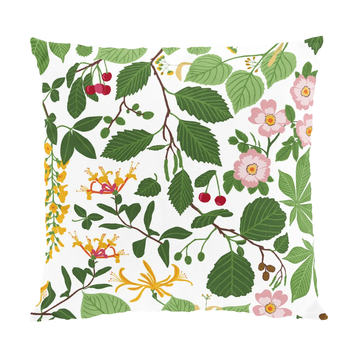 Arvidssons Textil Haga Kissenbezug 47x47 cm Grün