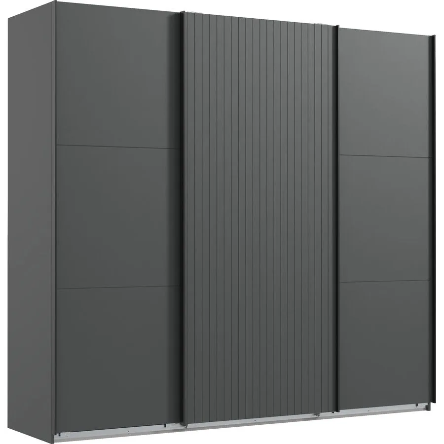 Kleiderschrank Asin graphite Holzwerkstoff B 300 cm