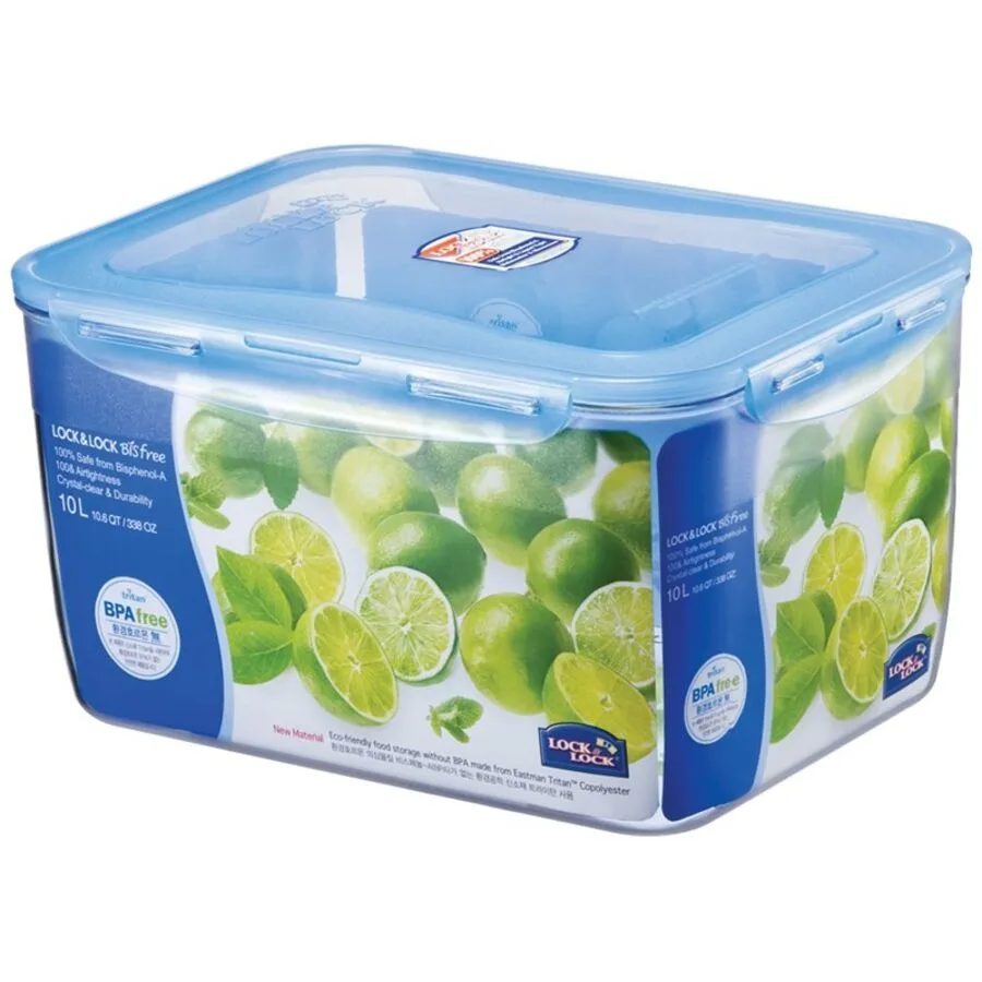 Lock&Lock Vorratsdose Sound Lock 1 Stk Tritan T 24 cm - Farbe: transparent, blau