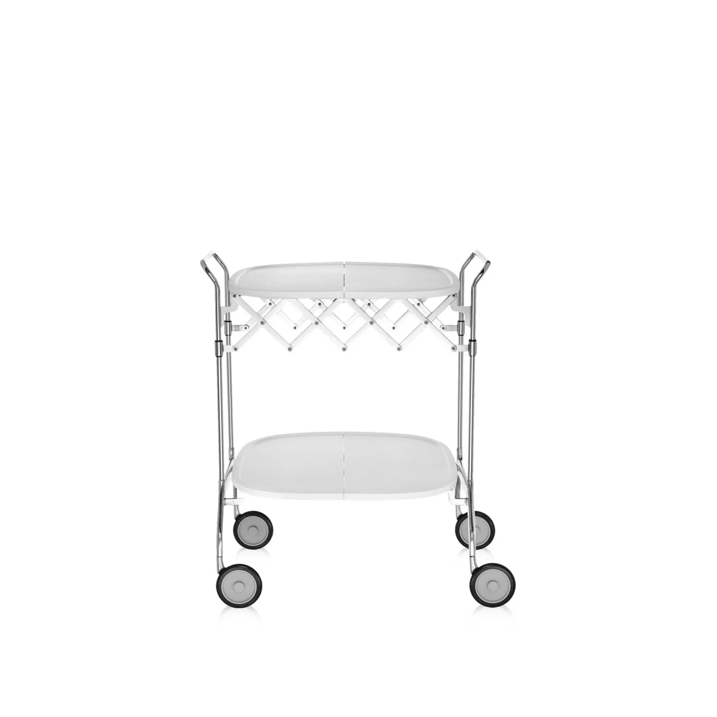 Kartell - Gastone Trolley 4470, White, Matt - Serveringsvagnar - Antonio Citterio - Vit - Metall/Plast