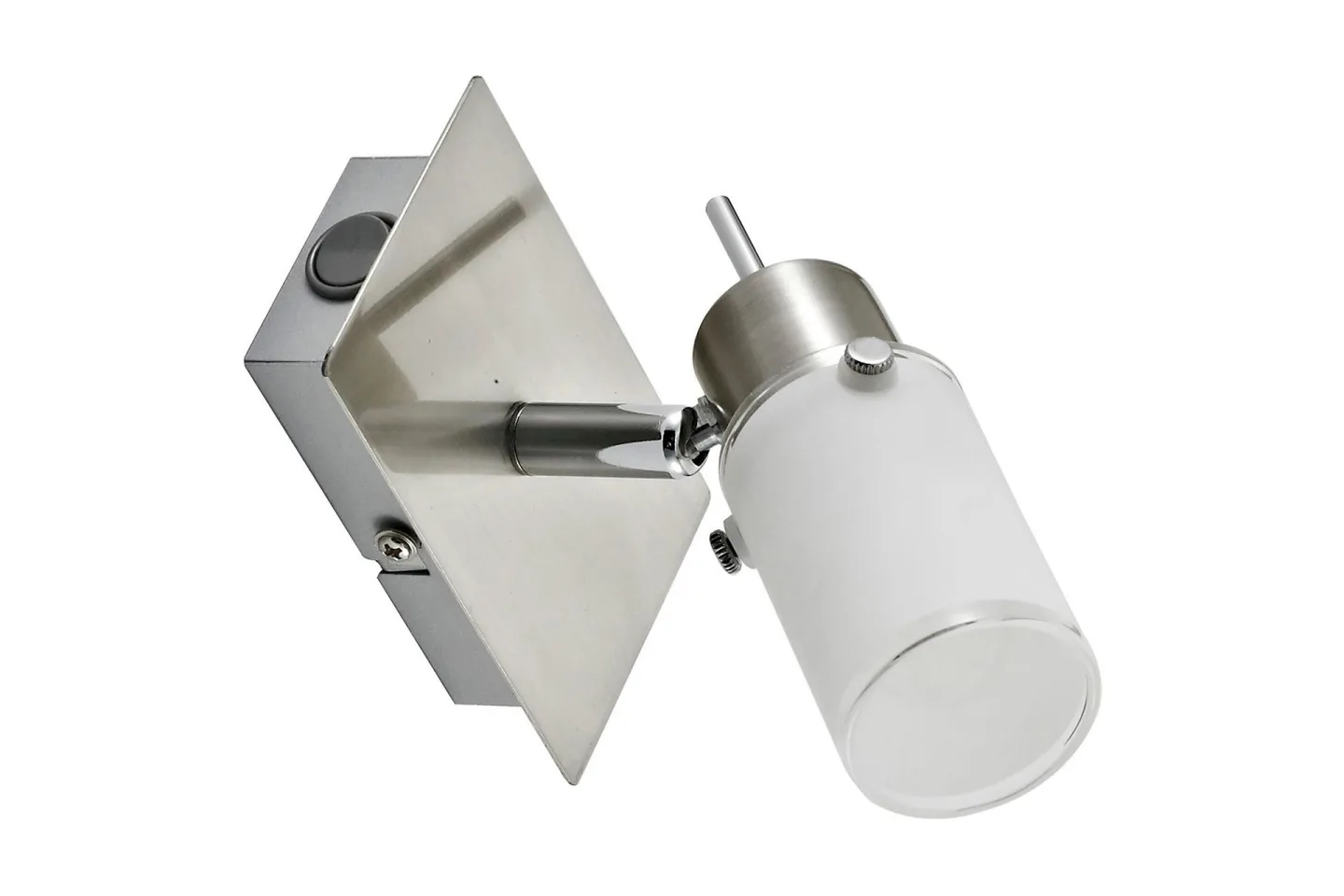 MAX LED vägglampa, stål - Grå