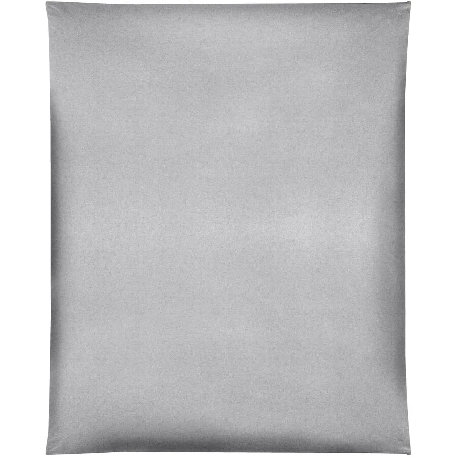 Duvetbezug Bettina hellgrau Einfarbig Baumwolle 200 x 210 cm