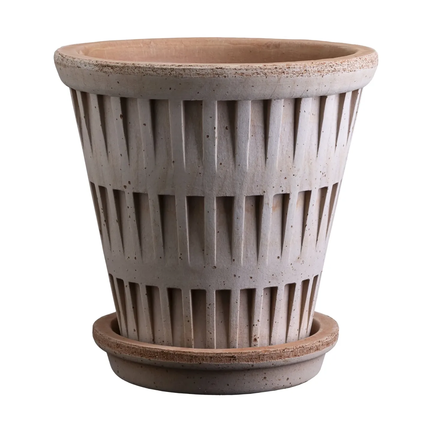 Bergs Potter Pantheon raw Blumentopf Rosa, Ø25 cm