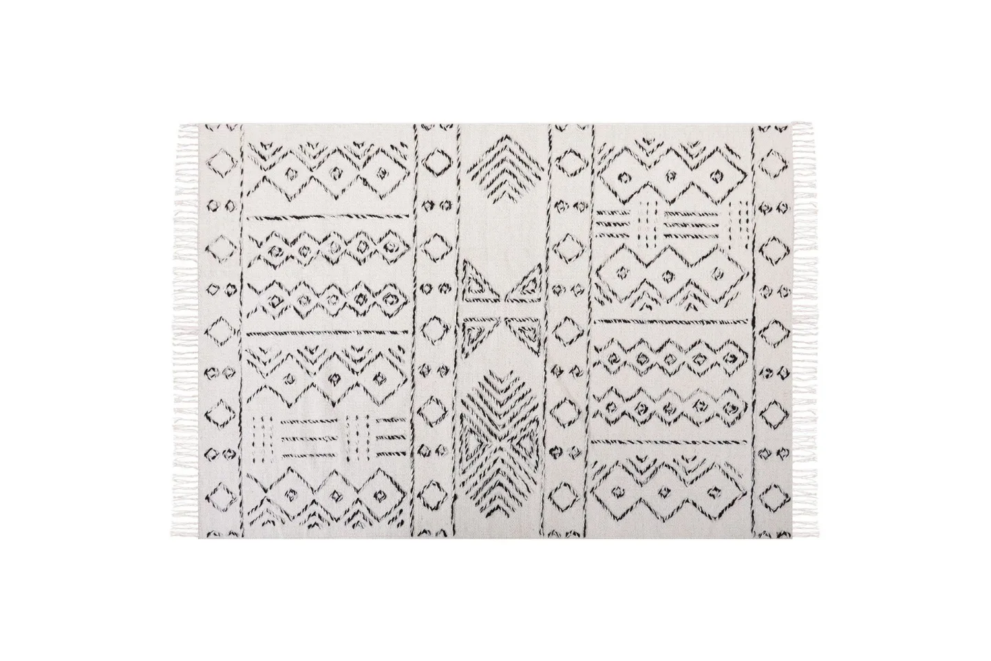 Alkent Ullmatta 160x230 cm - Svart/Vit