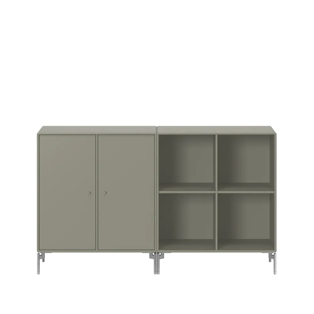 Montana Pair Sideboard Fennel 144, Chrombeine