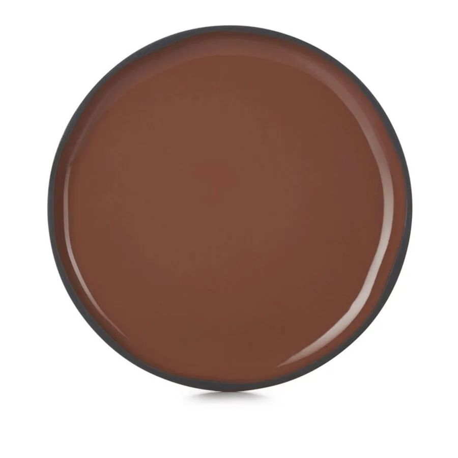 Revol Dessertteller Caractère Zimt Porzellan D 15 cm 1 Stk