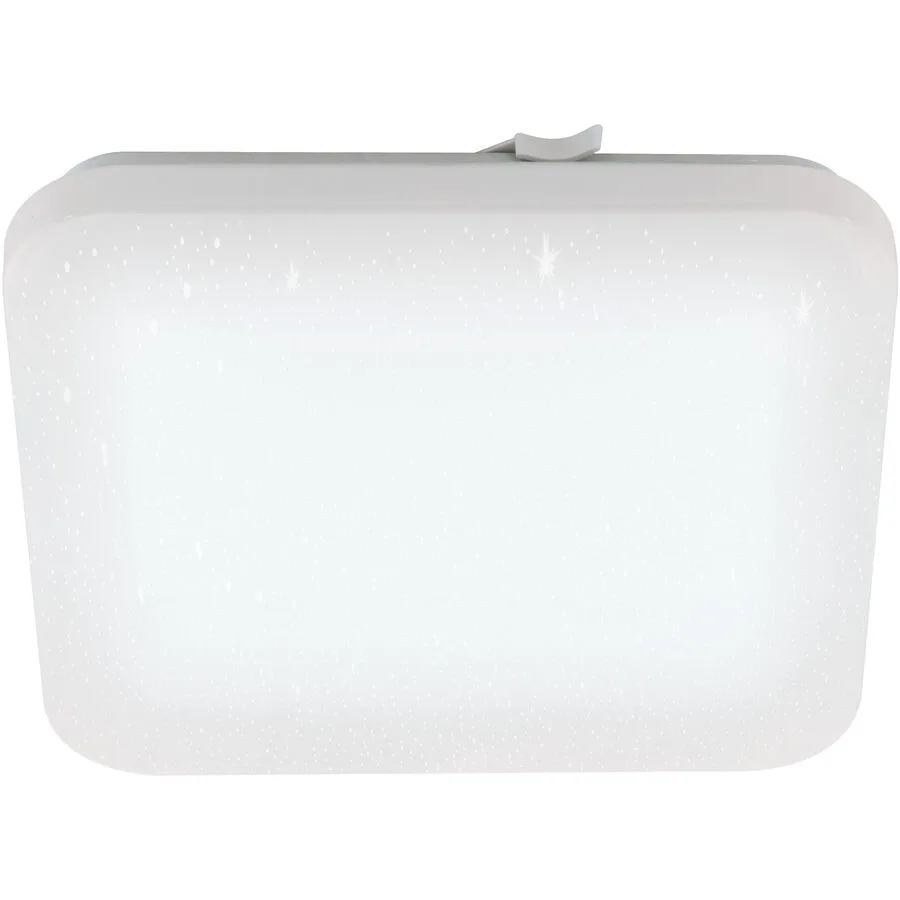 Eglo Deckenlampe Frania-S Weiss Stahl 33 cm 7 cm - LED - Lichtfarbe: Helles Neutralweiss - LED Energiesparlampen