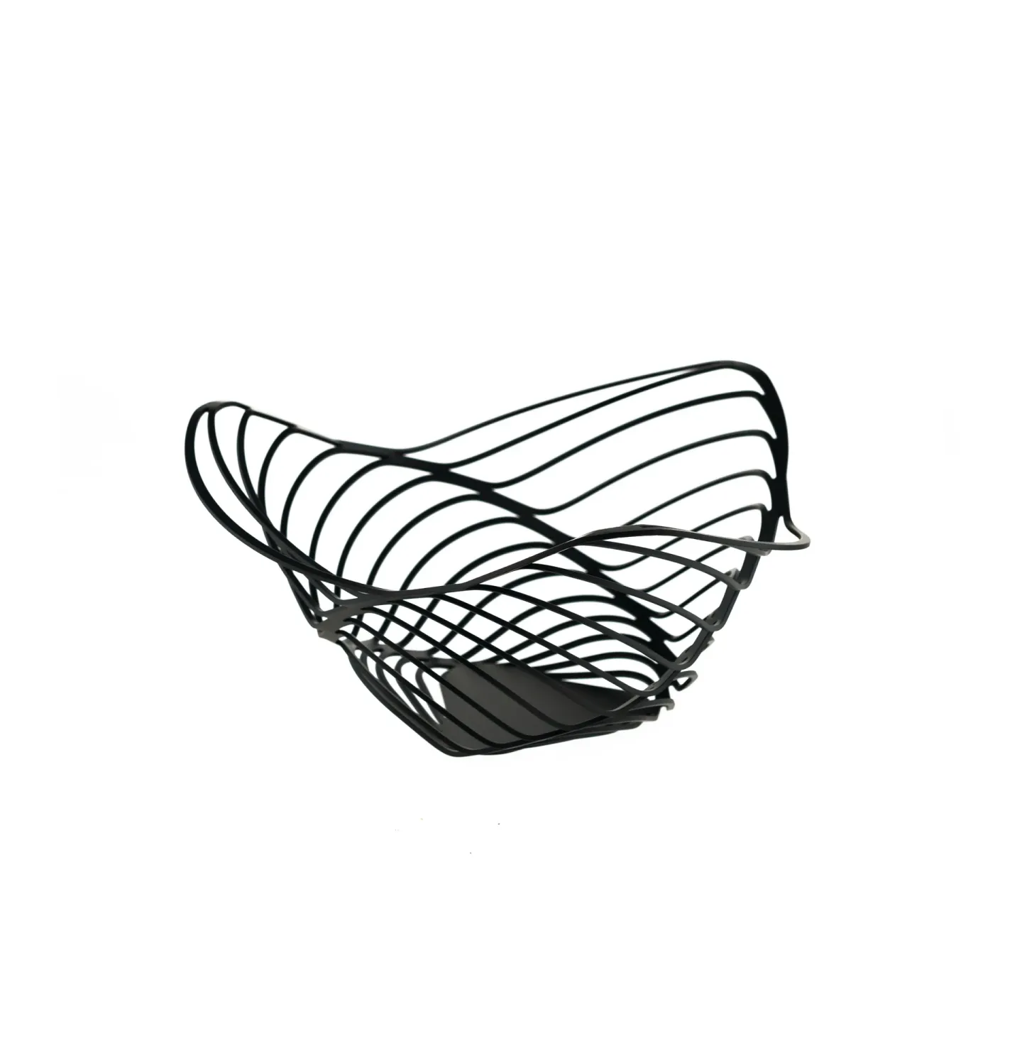 Alessi Trinity hoher Obstkorb 26 cm Schwarz