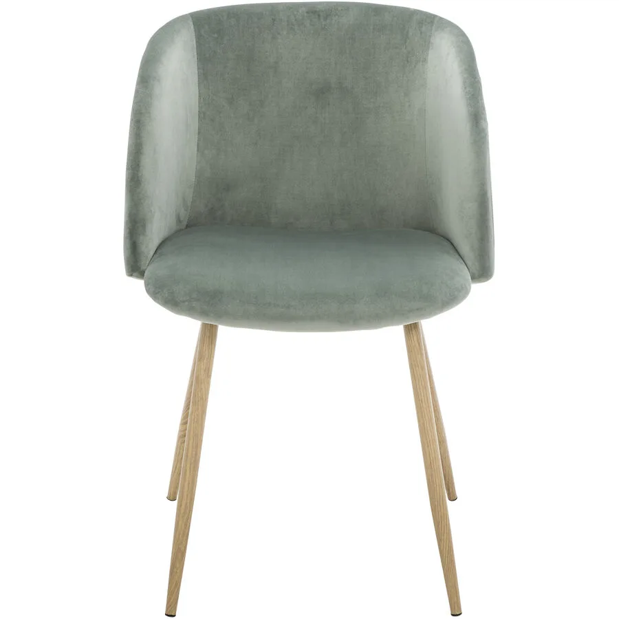 Schalenstuhl Yves Grün Polyester 55 cm