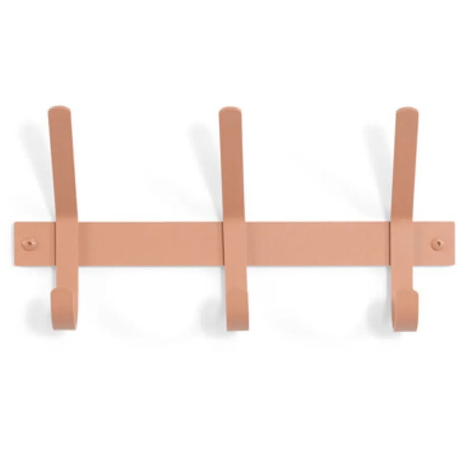 Spinder Design Garderobenleiste Hesta terracotta Stahl H 21 cm 3