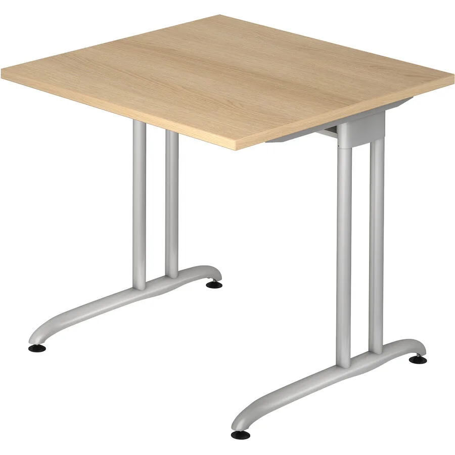 Schreibtisch Office eiche Holzwerkstoff B 80 T 80 cm