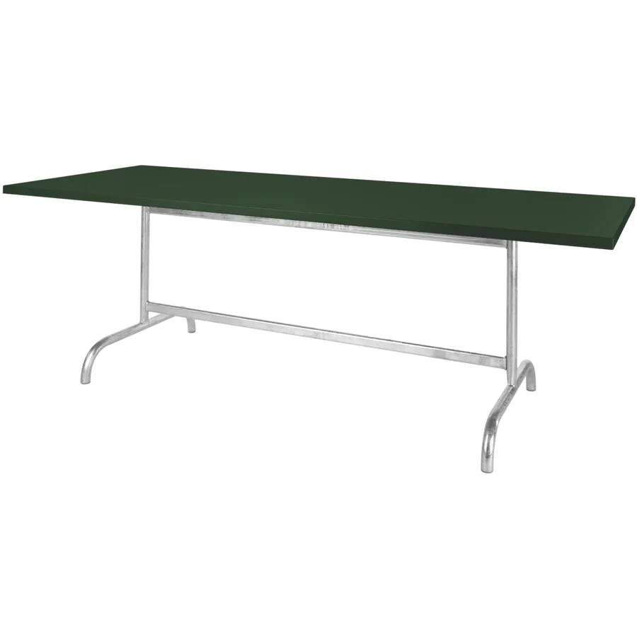 Gartentisch Schaffner Säntis Metall tannengrün 240x80 cm klappbar