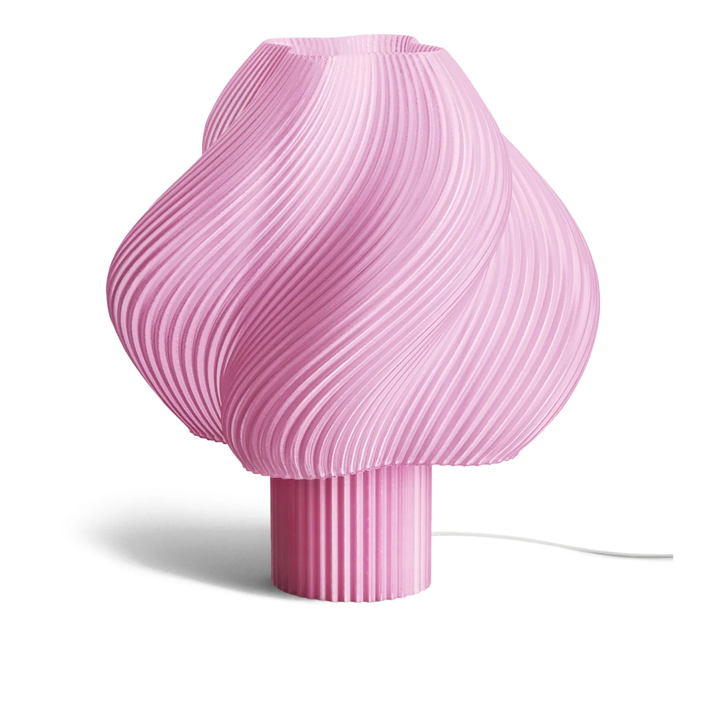 Crème Atelier - Soft Serve Mega golvlampa Rose Sorbet - Skärmlampor - Rosa - Plast