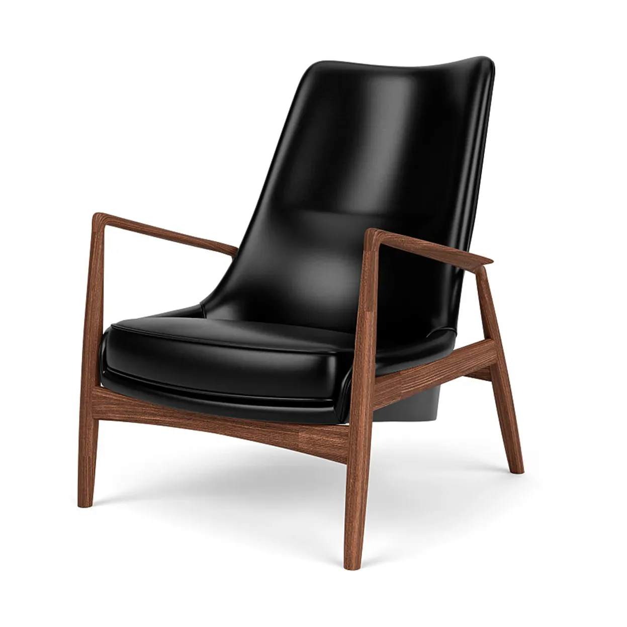 Audo Copenhagen The Seal loungestol hög rygg Re-wool 0218-ek