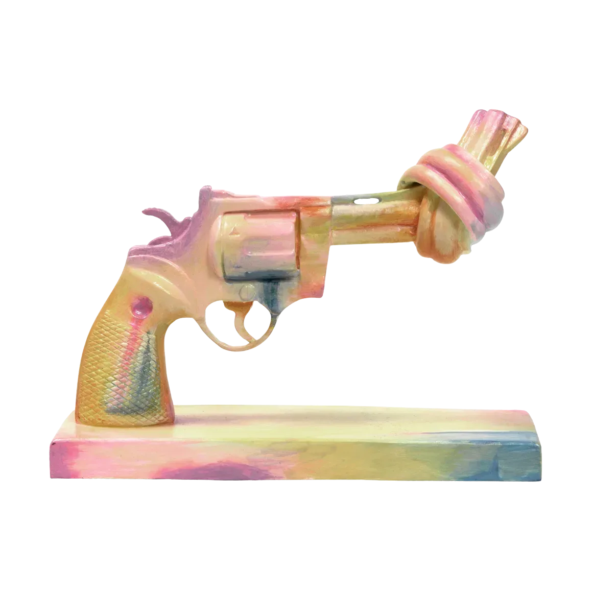 Non Violence Acne for Peace Skulptur 40 cm Multi