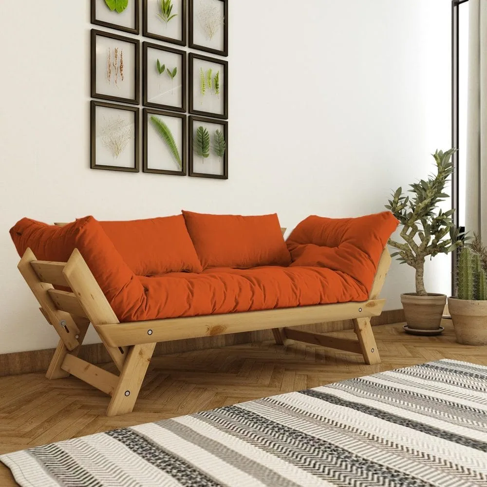 Zylar 2-sits Bäddsoffa - Brun/Natur