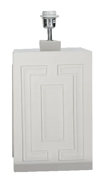 Hallbergs - Stucco 48cm - Lampfot - Mattvit