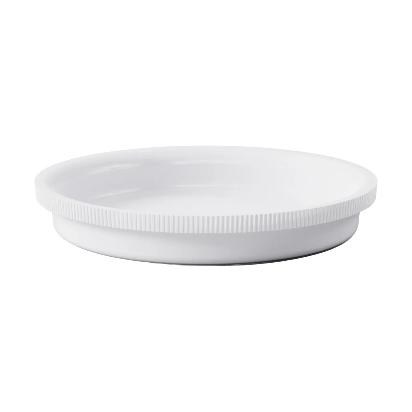Georg Jensen Bernadotte Ofenform Ø28,6 cm Weiß
