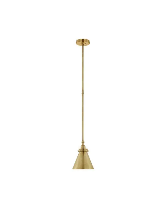 Parkington 9" Pendant Brass