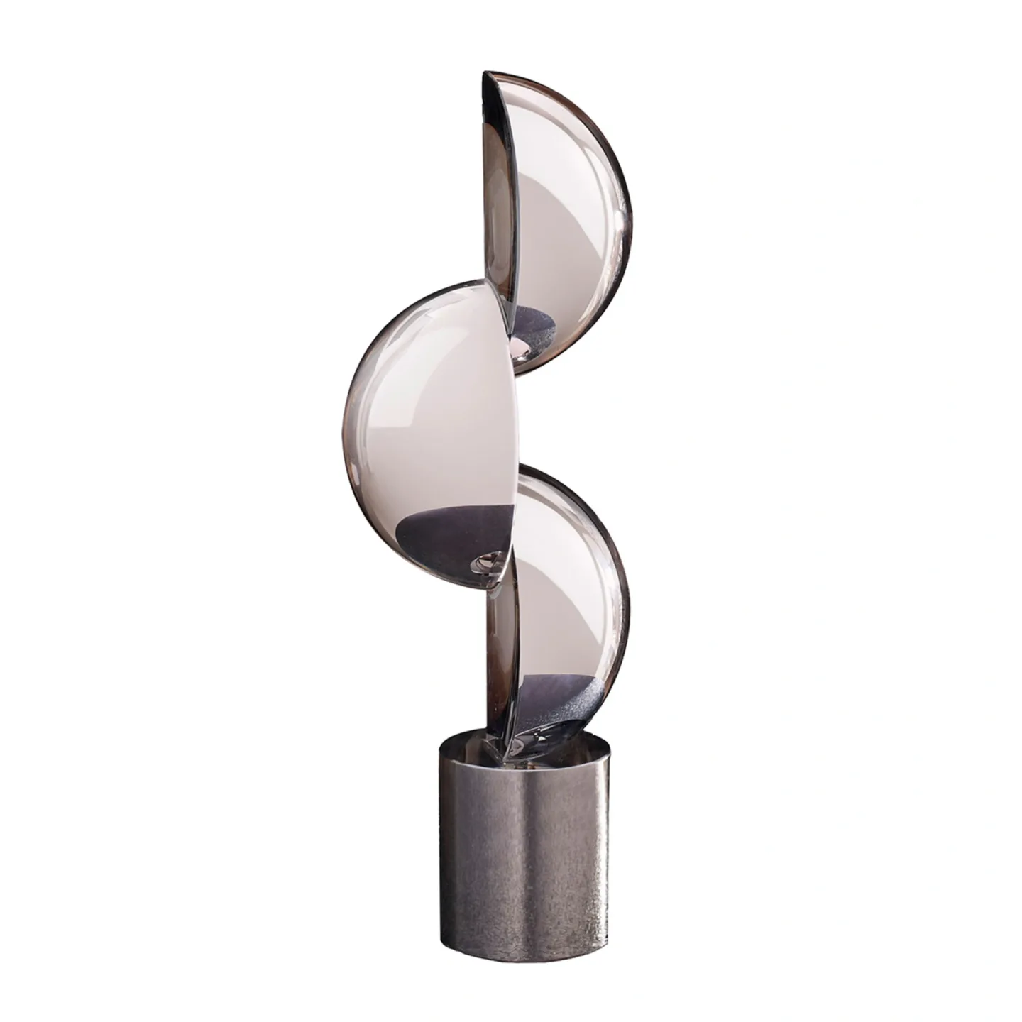 Gilde Figur Harpo Glas Art Schwarz Weiss H: 33 cm | Schubiger Möbel