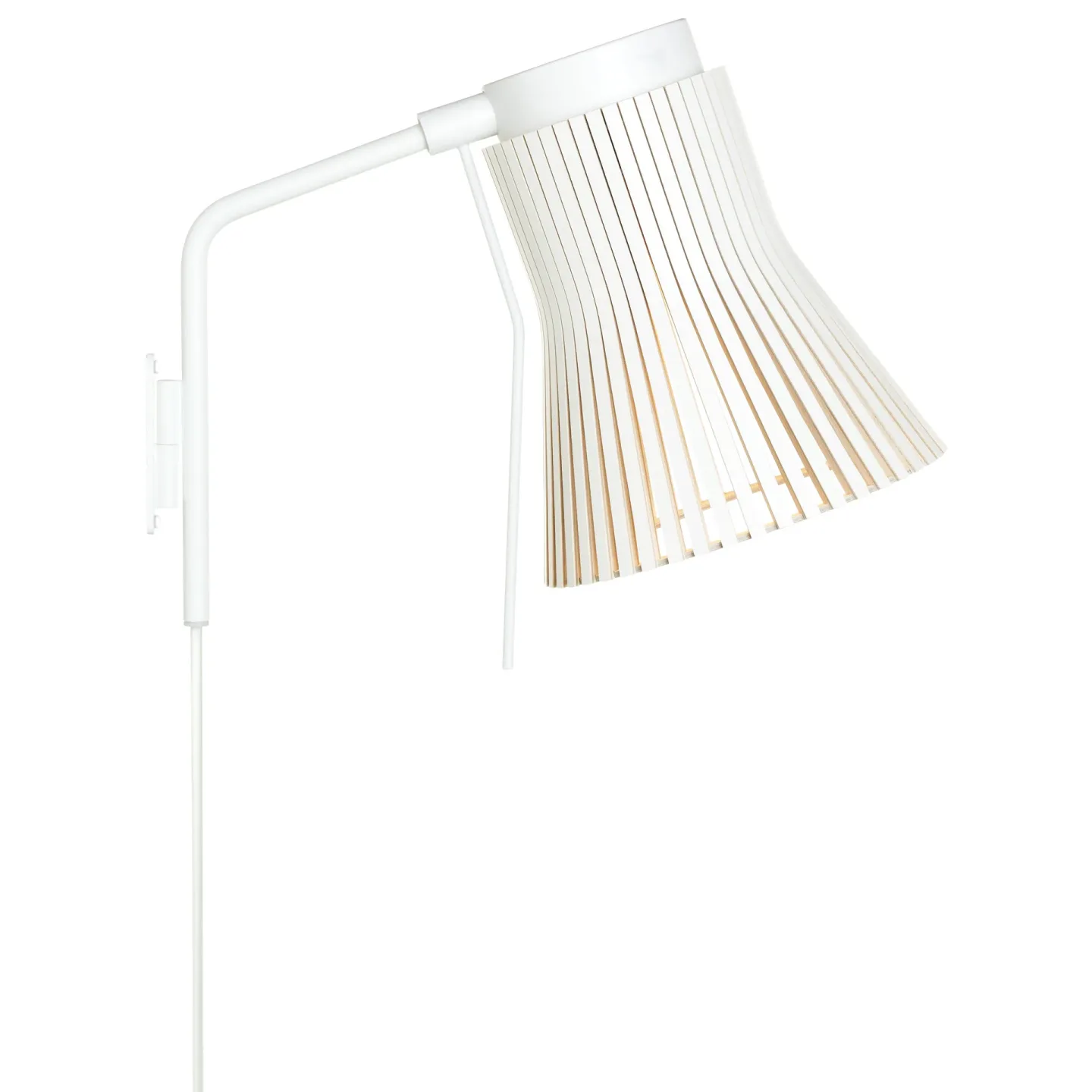 Secto Design Petite 4630, vägglampa white laminated