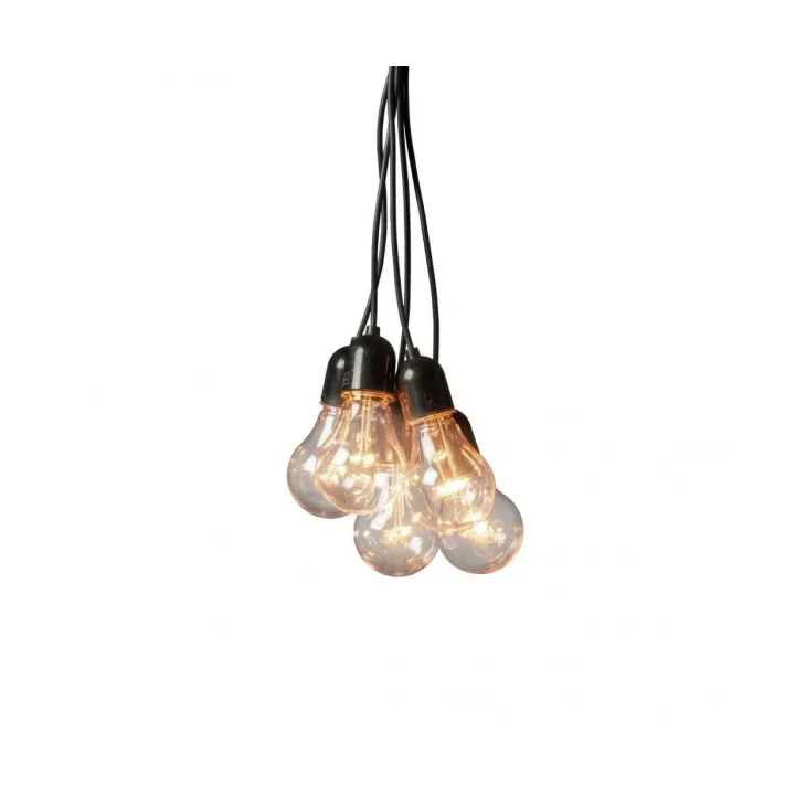 Konstsmide Istappsslinga 20 ljus 40 cm Svart