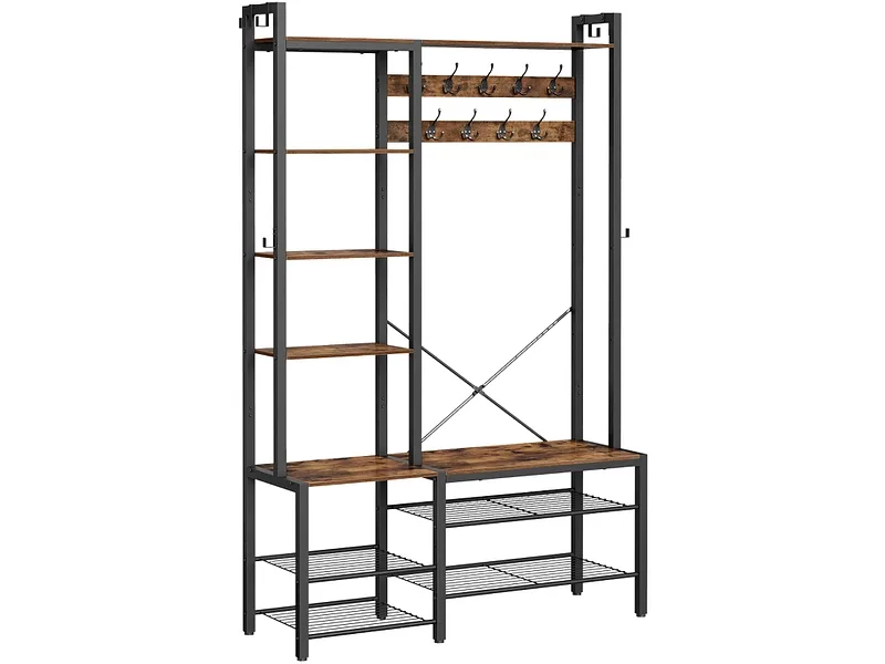 Garderobe SONGMICS HOLD 120x40x190cm braun