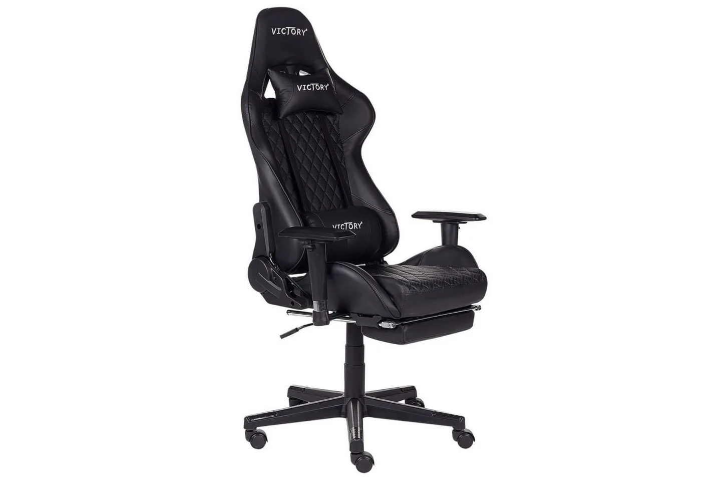 Gamingstol Victory Svart/Vit - Svart/Vit