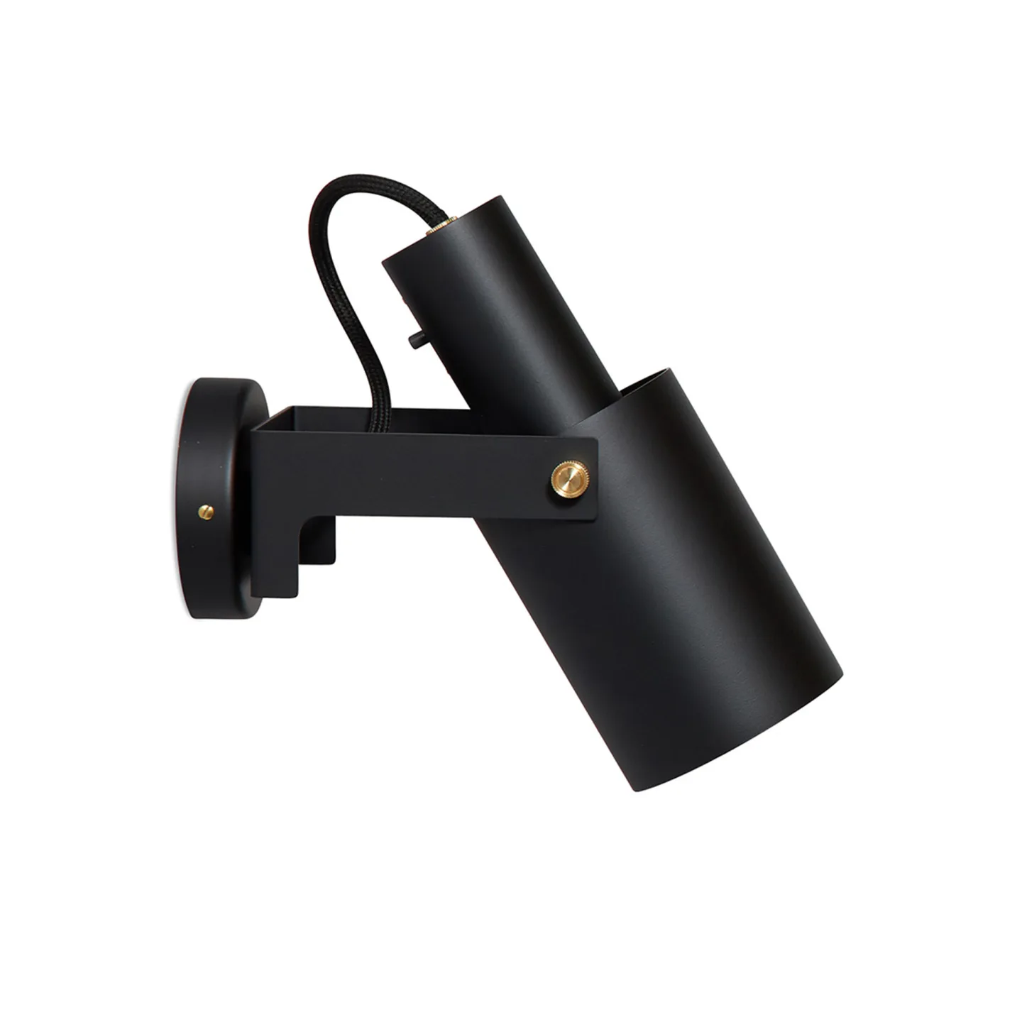 Rubn - Volume 2 Wall Small Direct - Black/Brass - Sänglampor - Niclas Hoflin