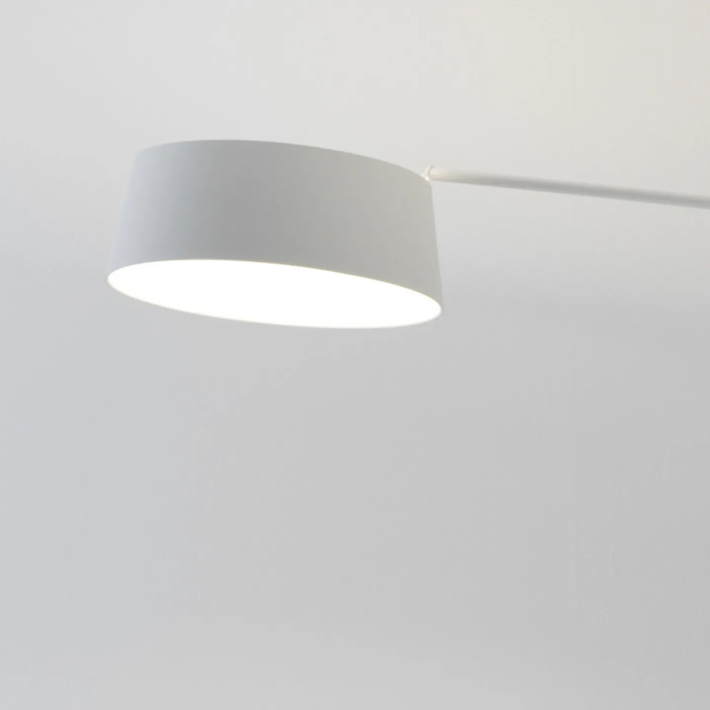 Oxygen FL1 LED-Bogenleuchte, weiß, 212 cm - Stilnovo - Wohnzimmer - Design - Metall - Einflammig
