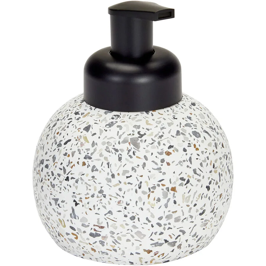 Seifenspender Granity weiss Polyresin 400 ml