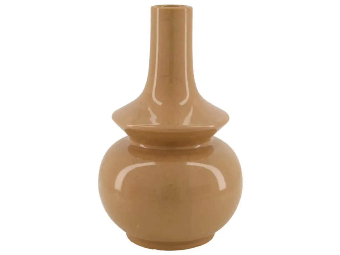 Dijk Vase Pagode, Braun H: 28 cm | Schubiger Möbel