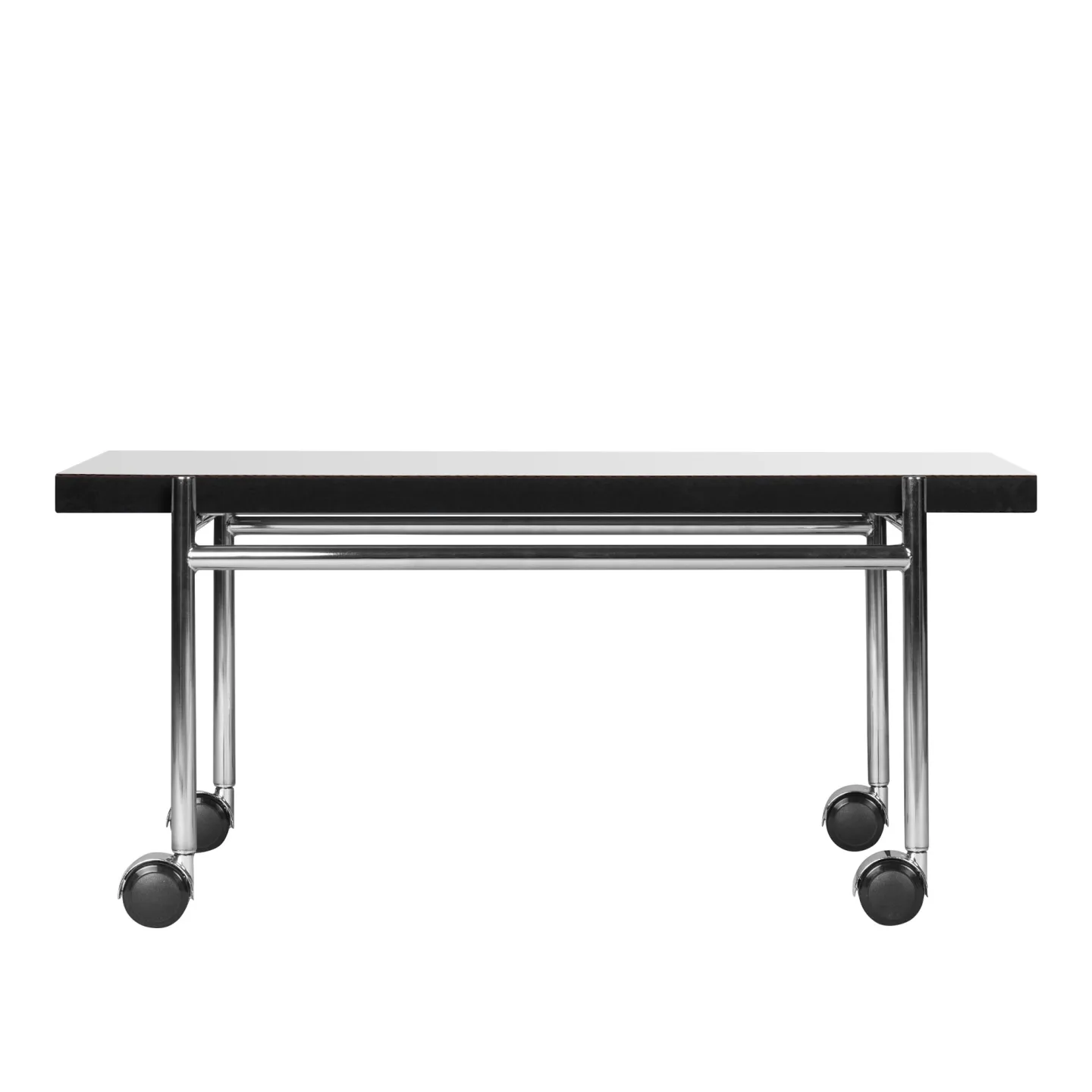 Bruno Mathsson International - Mi 5070 Modell 50 - Vit laminat med svart kant - Soffbord - Bruno Mathsson - Vit - Metall/Trä