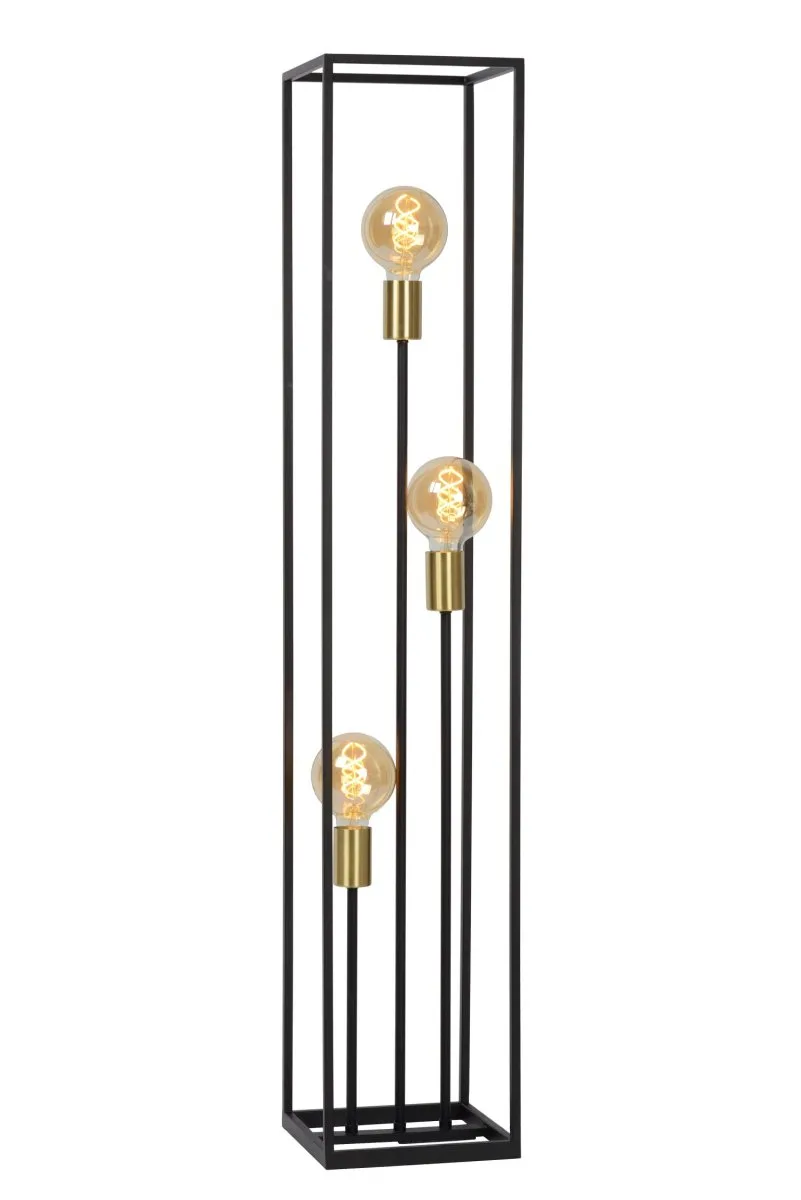 Lucide - Ruben - Golvlampa - Svart
