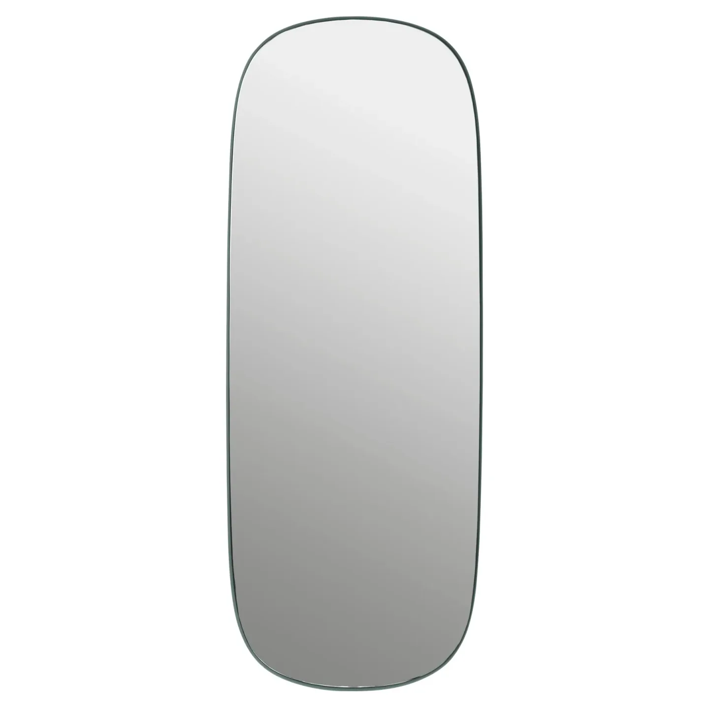 Muuto Framit Spiegel groß Darkgreen-clear, 118x44,5