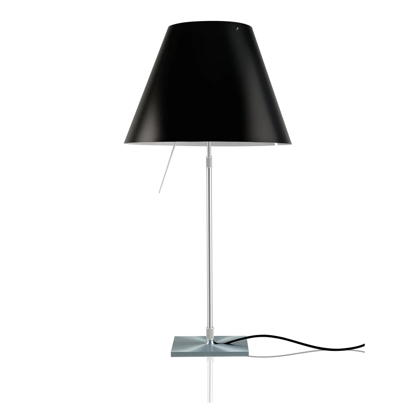 Luceplan - Costanza D13 Bordslampa, Aluminium, Svart - Bordslampor - Paolo Rizzatto - Svart