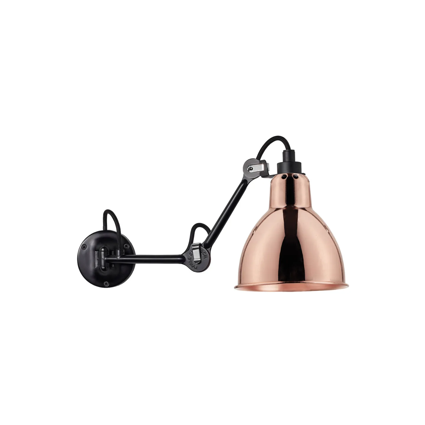 DCWéditions - Lampe Gras N°204 koppar - Sänglampor - Bernard-Albin Gras - Koppar - Metall