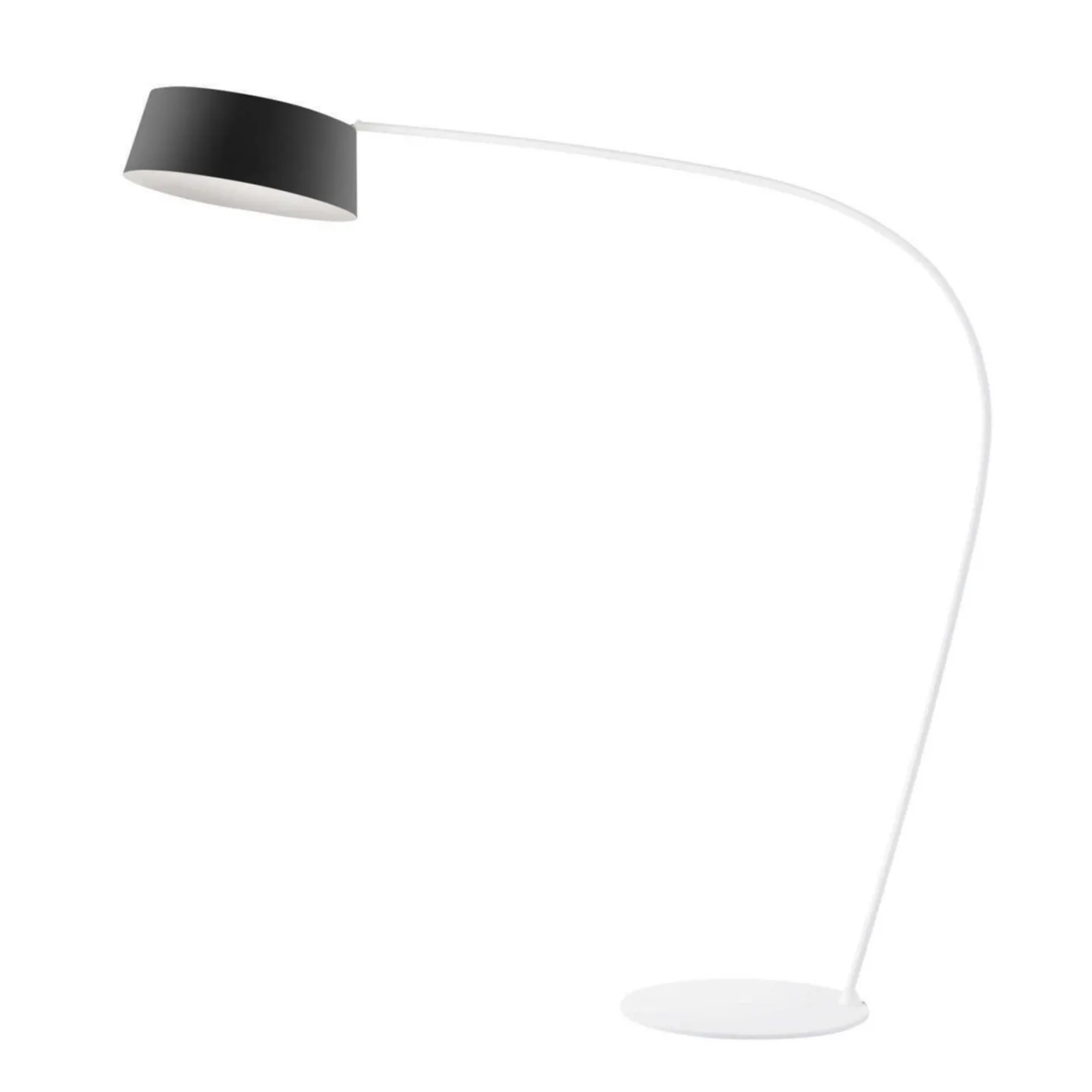 Oxygen FL1 LED-buelampe, sort, 212 cm - Stilnovo - Stue - Design - Metal - Med én lyskilde
