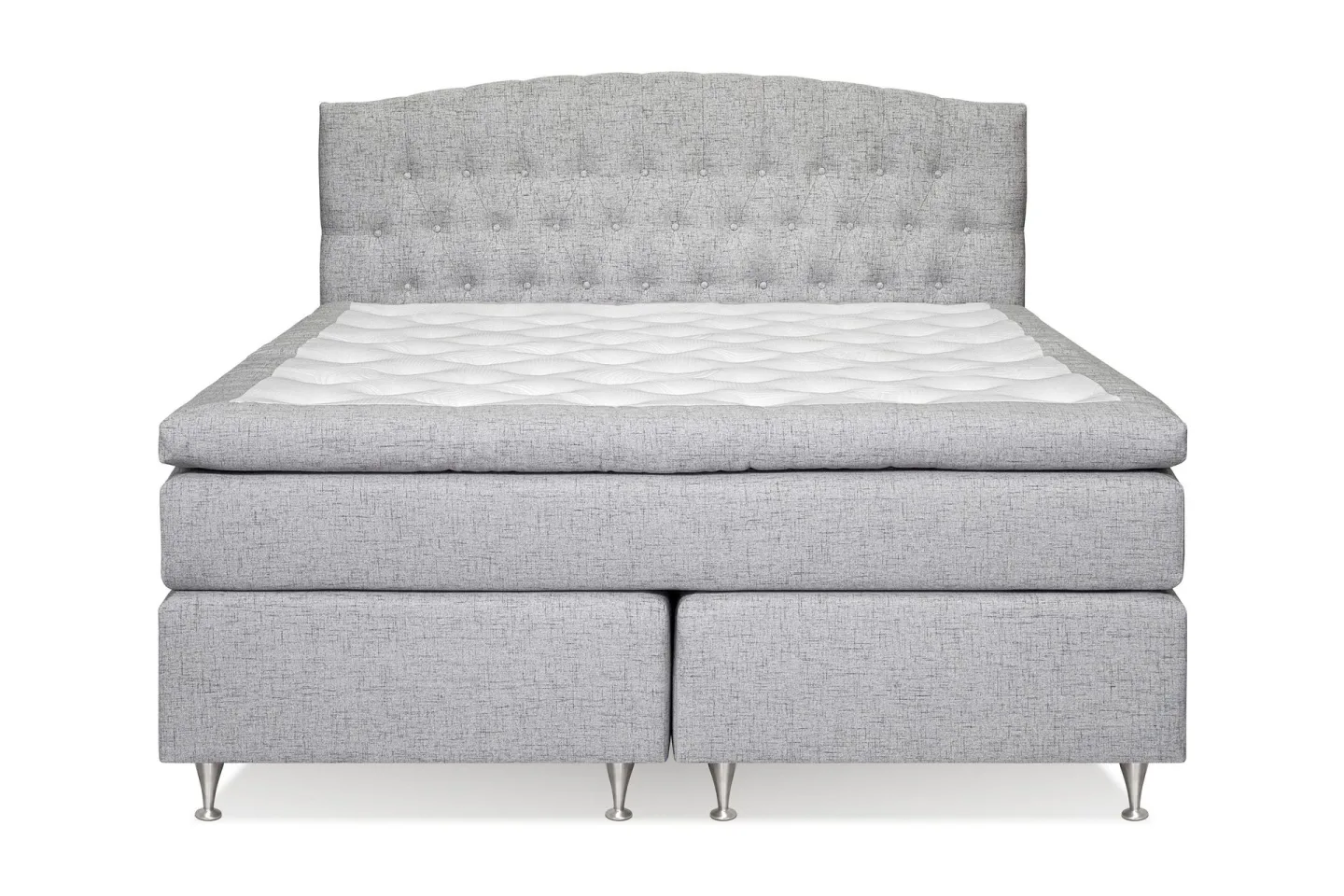 Belda Sängpaket 160x200 Fast/Medium - Ljusgrå