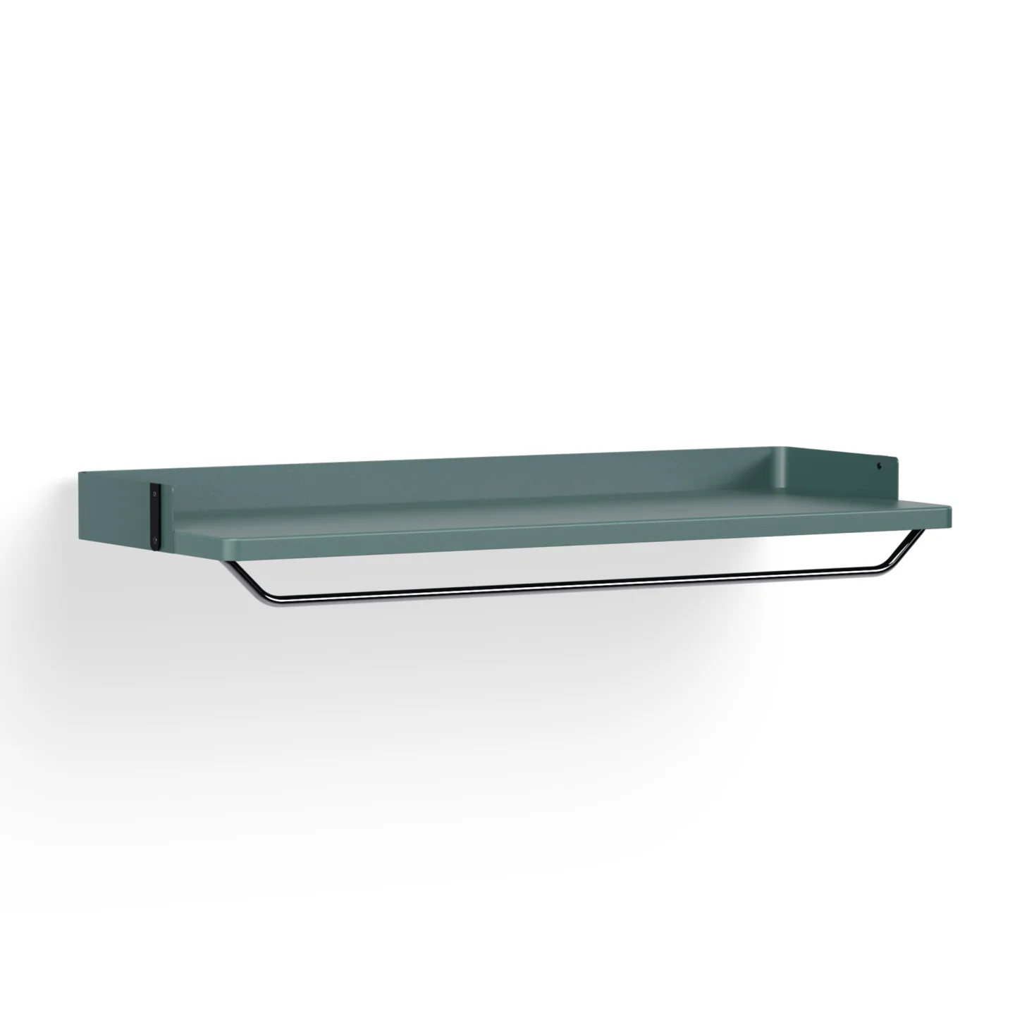 HAY - Pier System Shelf W. Hanger - Ps Blue Powder Coated Steel - Hyllor & Hyllsystem - Blå - Metall