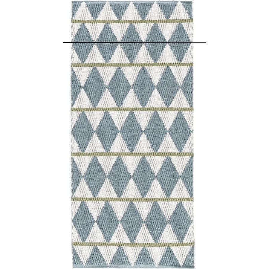 HORREDSMATTAN Outdoor-Teppich Zigge blau Mischgewebe 70 x 100 cm