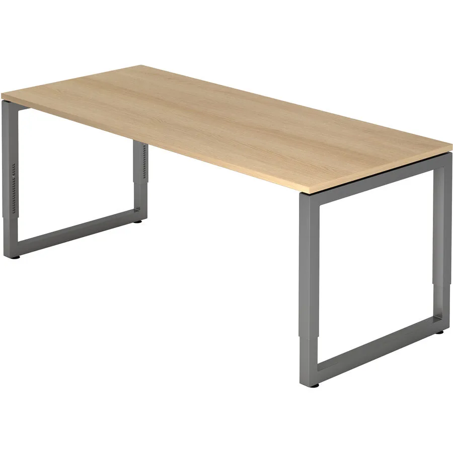 Schreibtisch Office eiche Holzwerkstoff B 180 T 80 cm