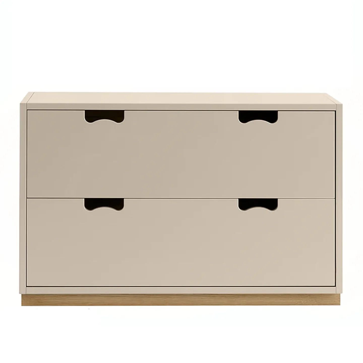 Asplund - Snow Drawer A2 - Dark Sand, Ek Sockel - Skåp och vitrinskåp - Thomas Sandell & Jonas Bohlin - Beige - Trä