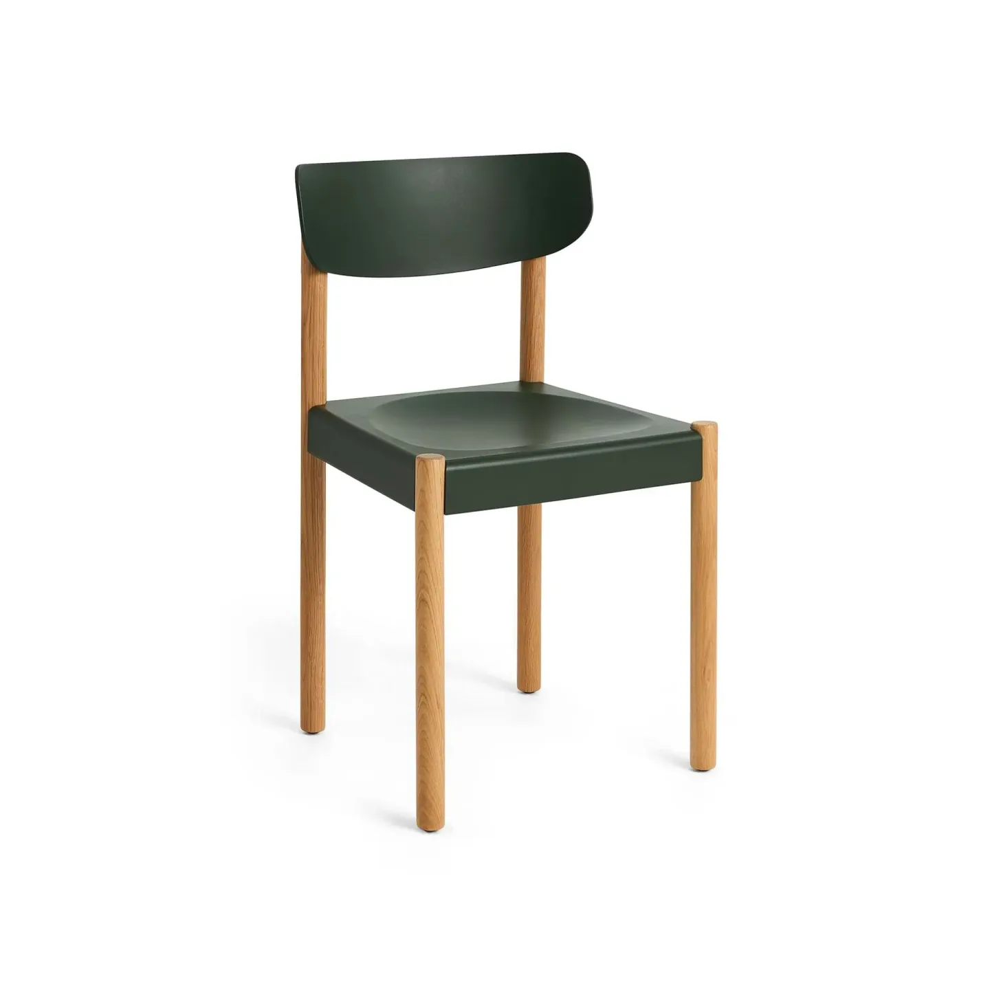 HAY Pack Chair 10 Stuhl Geölte Eiche-palm green