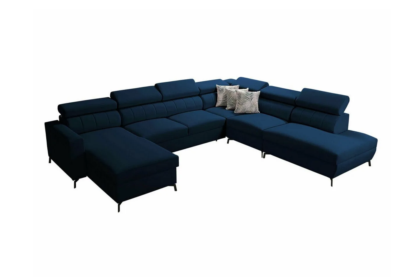 Galbally 5-sits Hörnbäddsoffa Dark blue -