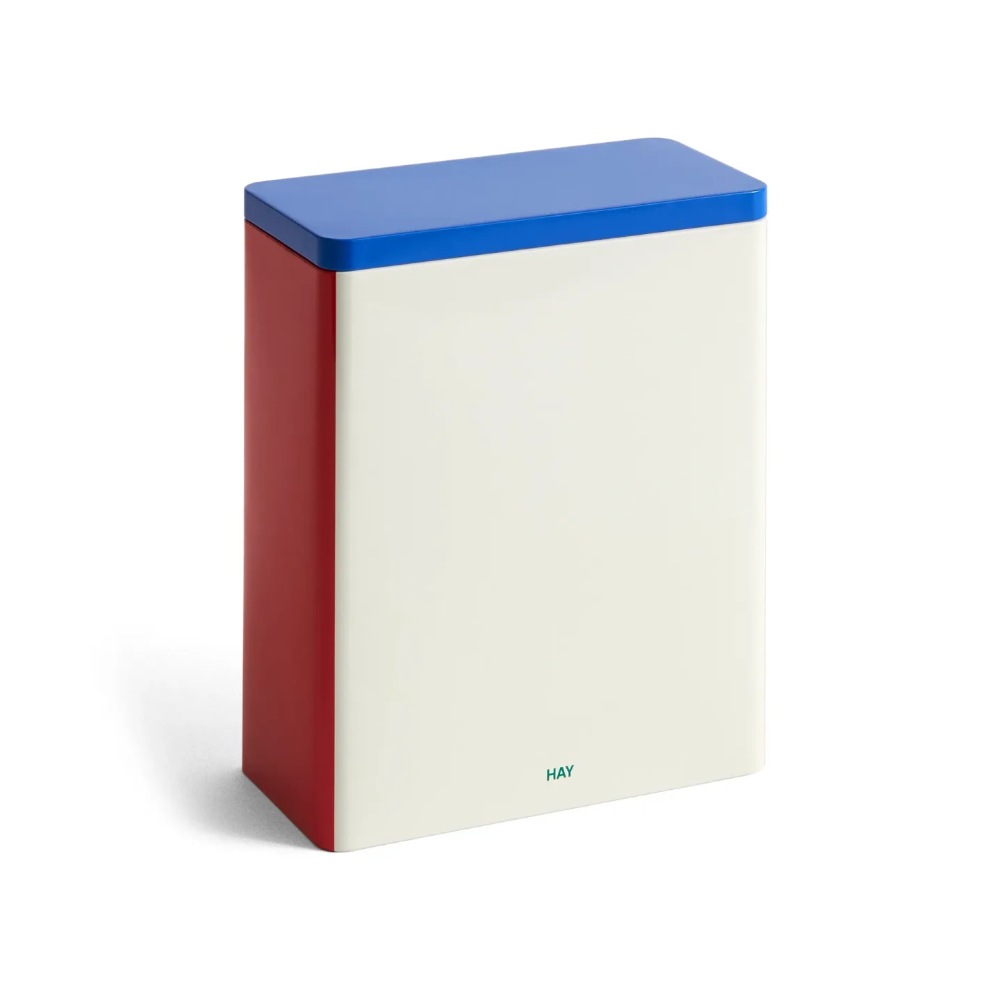 HAY Tin Container Verwahrungsdose x-large Off white-blue-red