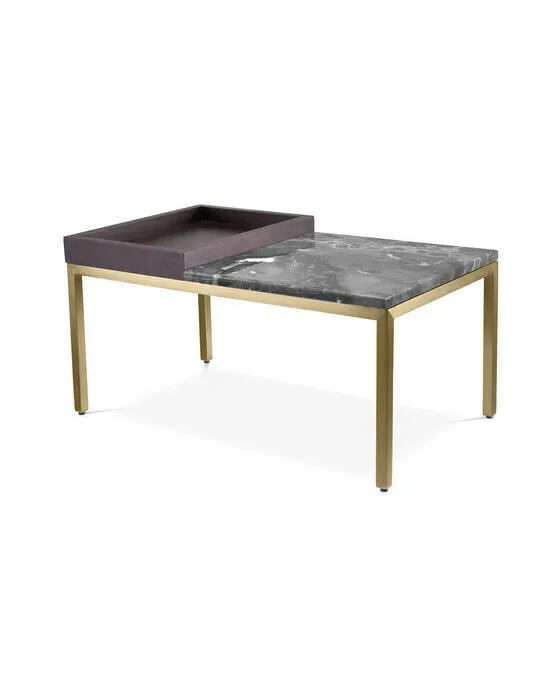 Forma Side Table Brushed Brass