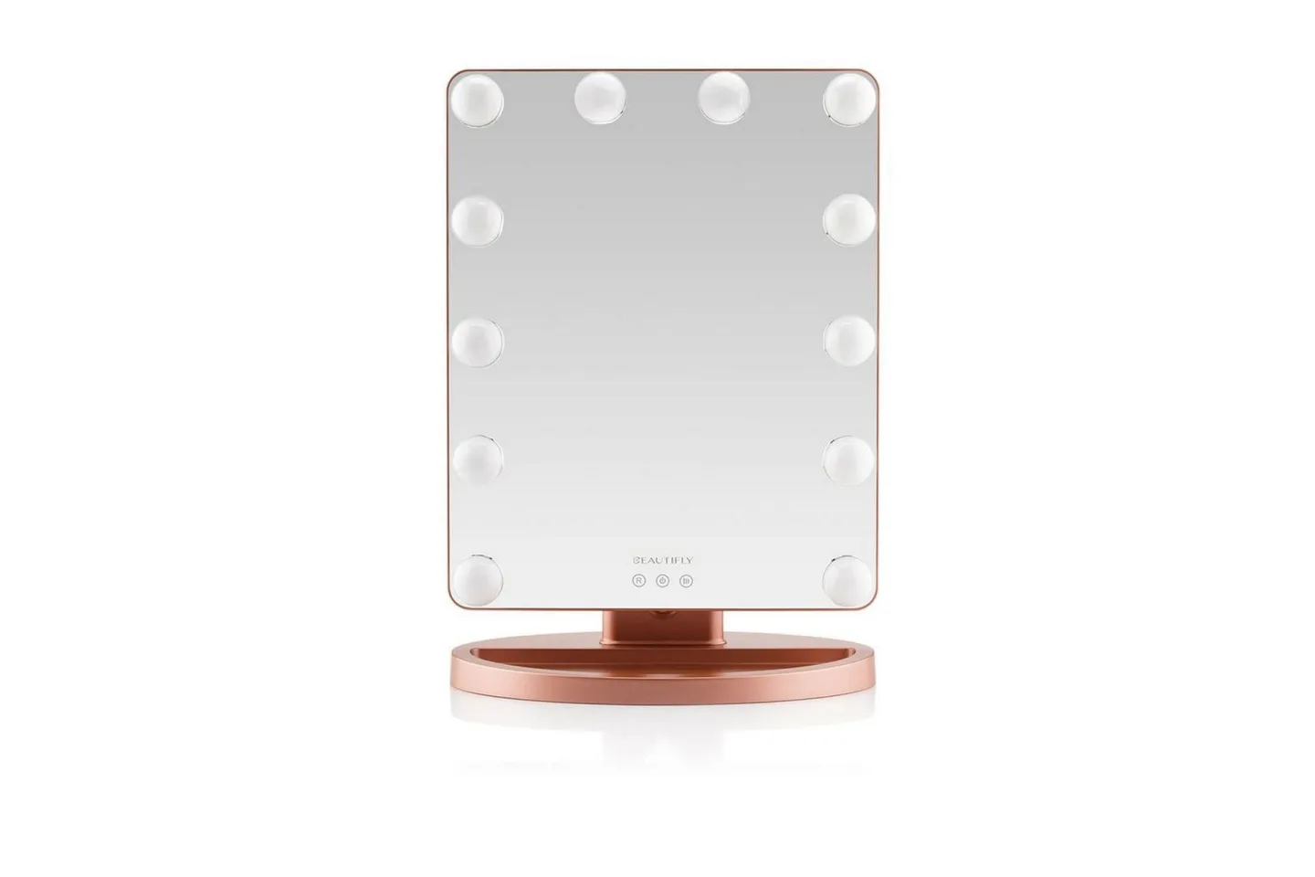 Sminkspegel Beautifly GamourVue med LED-belysning -