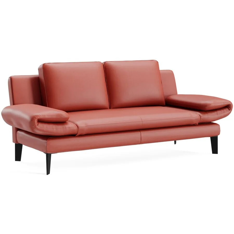 Sofa Jarek Leder terrakotta B 281 T 83 cm - Möbel Konfigurator: Traummöbel individuell zusammenstellen