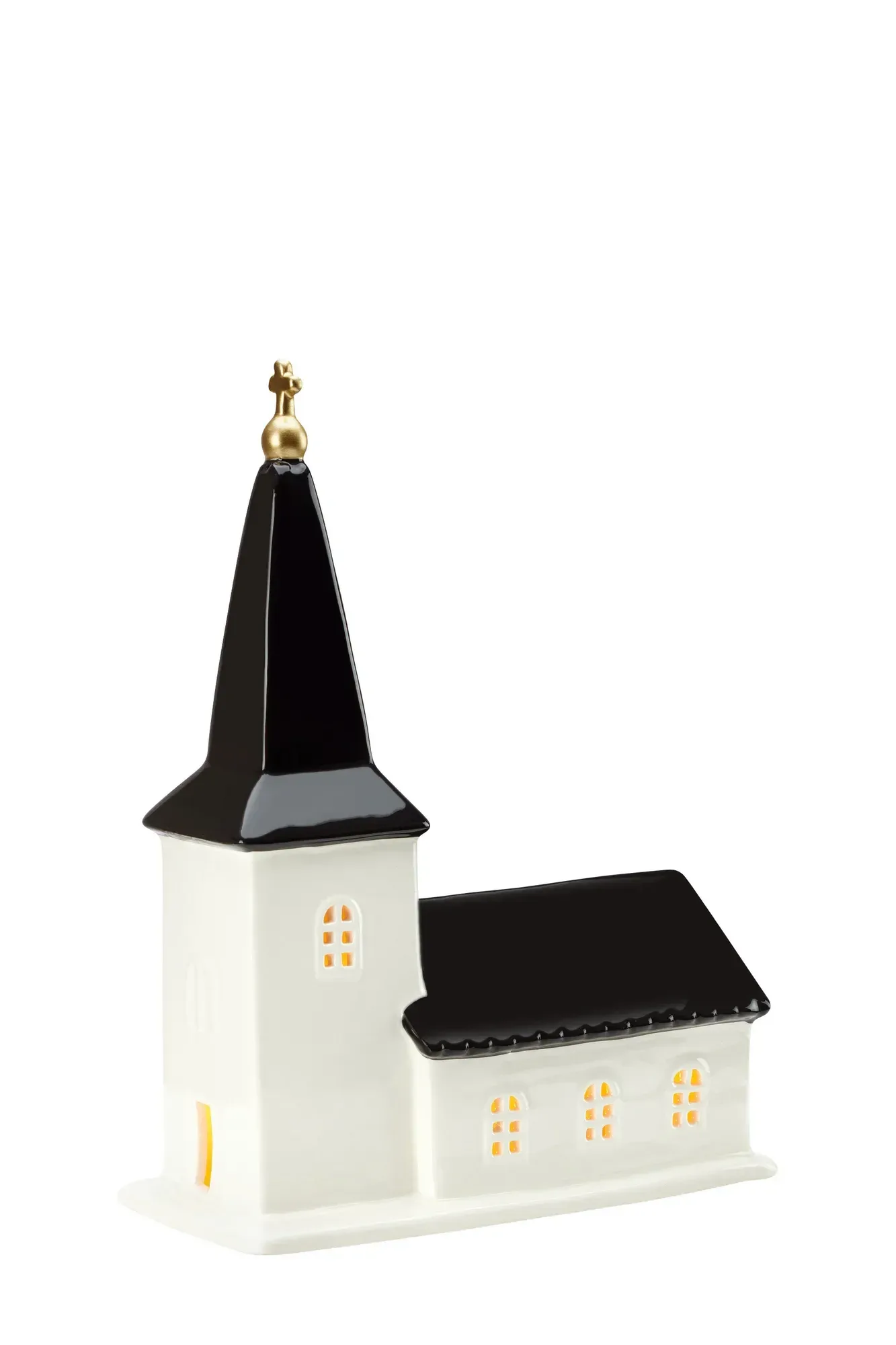 Elra Weihnachtsdekoration Kirche Weiß